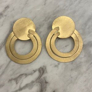 Gold earrings